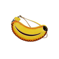 Banana Shape Leather Coin Purse