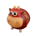 Handmade Cow Shape Leather Piggy Bank (Couple Set)